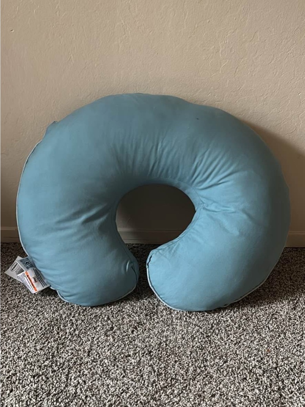 Boppy U-Shaped Nursing & prop up Pillow in Light Blue